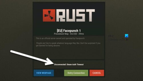 Fix Steam Auth Timeout On Rust And Other Games