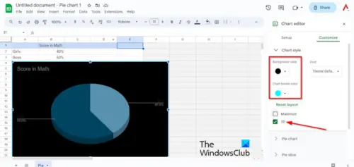 How to create a chart in Google Docs