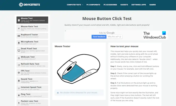 Mouse Scroll Test - Check How Speedly You Can Scroll