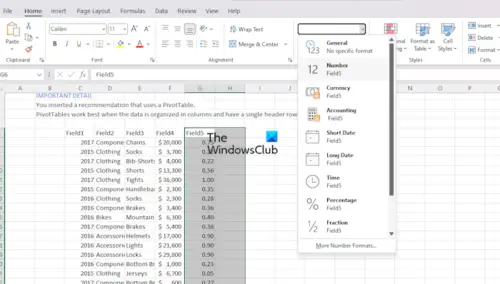 excel keeps changing to scientific