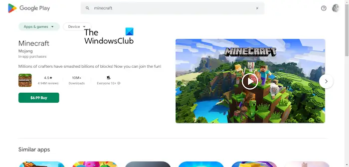 How do I install Minecraft? - Google Play Community