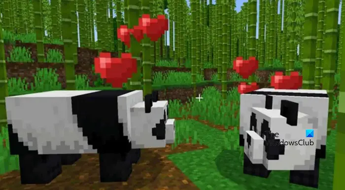 Minecraft Panda Bear