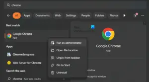 Chrome shortcuts not working in Windows 11/10