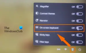 How to open Onscreen Keyboard in Windows 11?