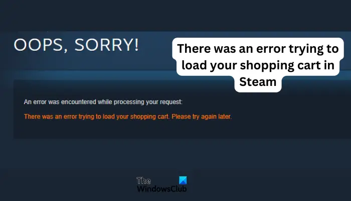 There was a problem loading this web content Steam Error