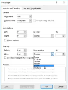 How to change Spacing between words or letters in Word