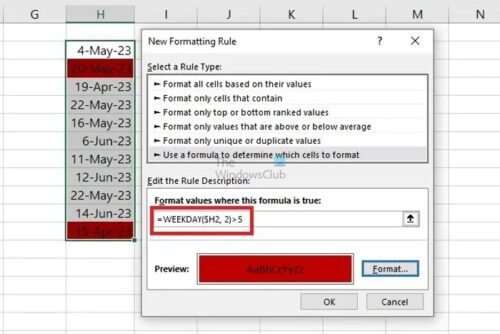 How to set up Conditional Formatting in Excel for Dates