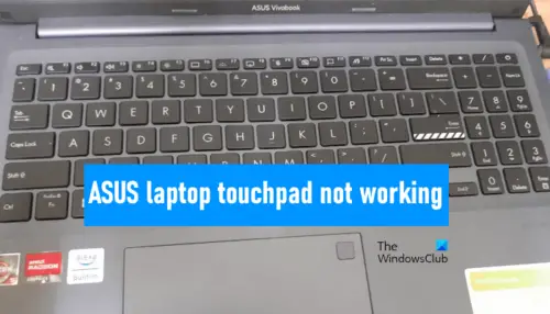 Asus Laptop Touchpad Not Working