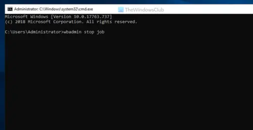 How to Start, Stop, Restart Windows Server Backup Service