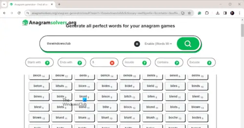 Best free Anagram generator software and online tools