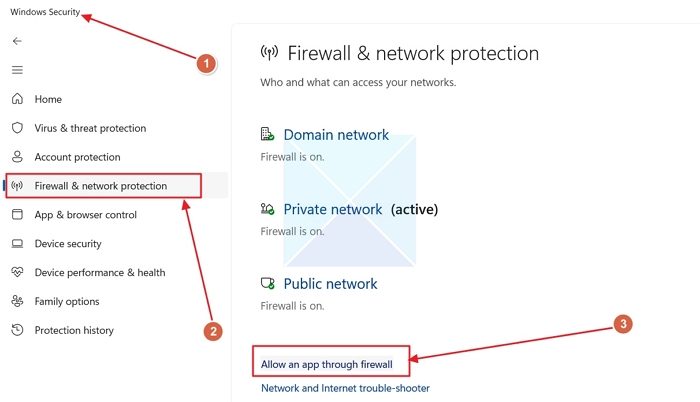 Changing Firewall Settings In Windows
