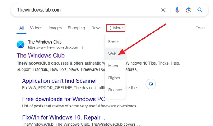 Make Google display links in Search Results, the classic way