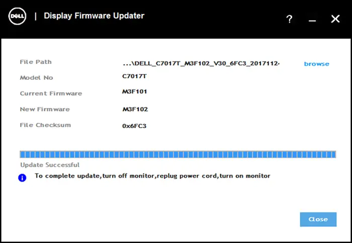 update your Dell monitor firmware