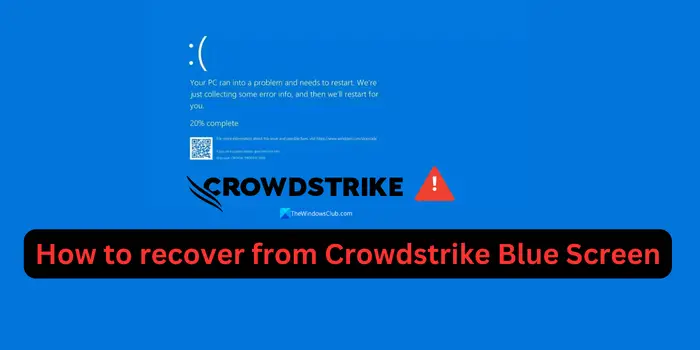 How to recover from Crowdstrike Blue Screen