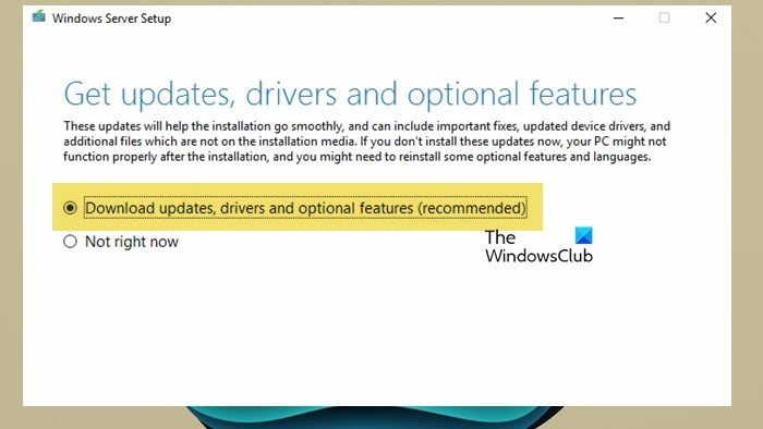 deploy Feature Update on Windows Server