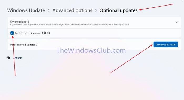 Updating Drivers Through Windows Optional Update