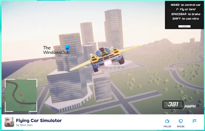 Flying Car Simulator