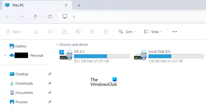 Home disappeared in File Explorer