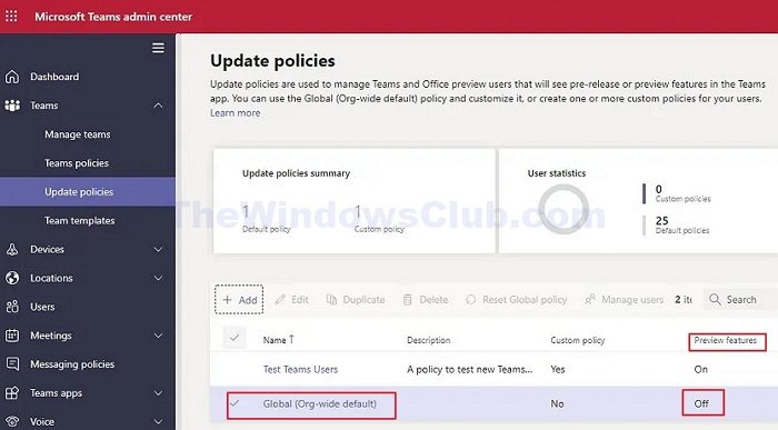 Microsoft Teams Enable Messaging Policies