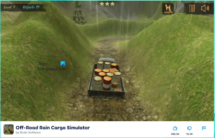 Off-Road Rain Cargo Simulator