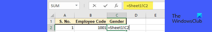 Pull data from another sheet in Excel using Cell References