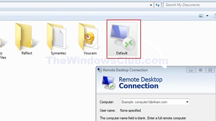 Rdp File Location