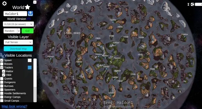 Valheim Map Generator