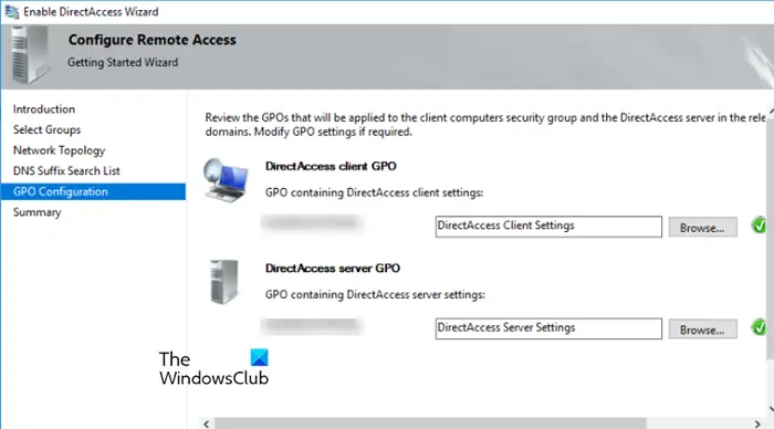 Direct Access on Windows Server