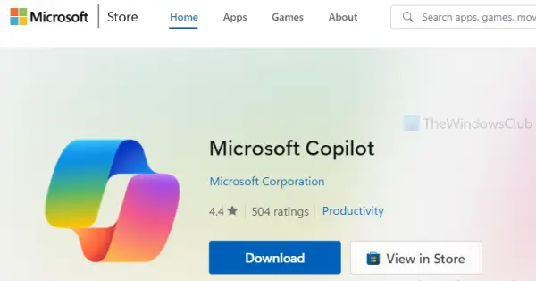 download microsoft copilot installer