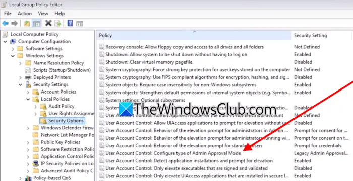 Enable Administrator Protection via Group Policy