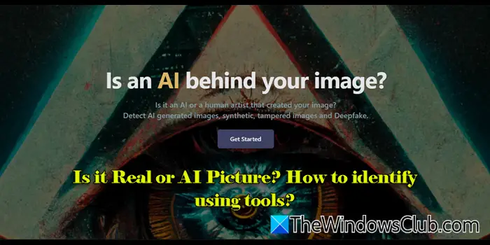 Is it Real or AI Picture How to identify using tools