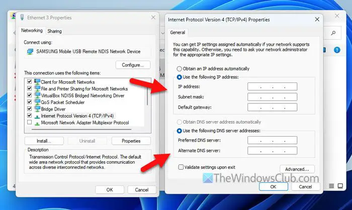 Fix Destination host unreachable ping error in Windows 11/10