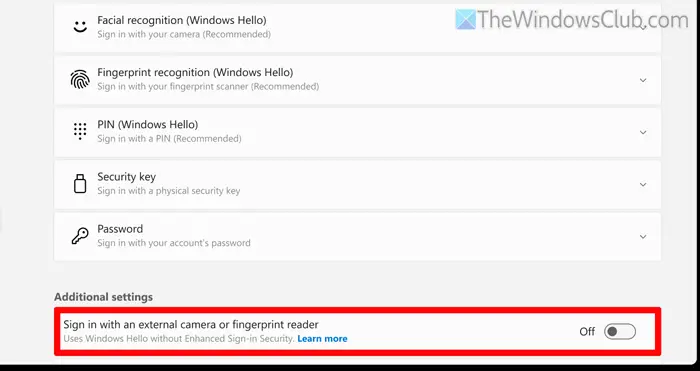 Enhanced Sign-in Security (ESS) in Windows 11