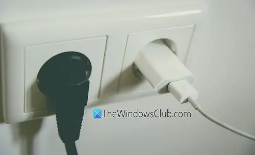 unplug other devices from outlet