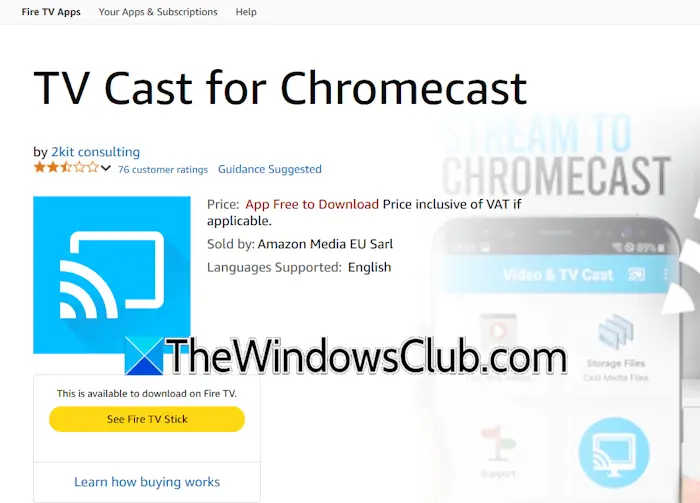 TV Cast for Chromecast