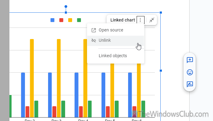 How to import Google Sheets chart into Google Docs