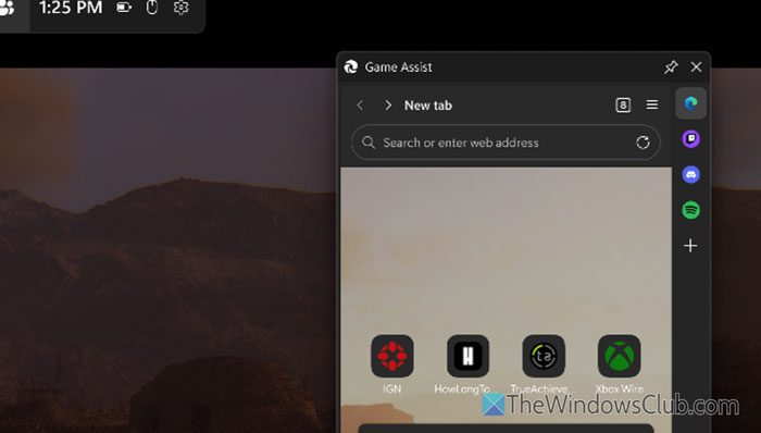 How to use Microsoft Edge Game Assist browser