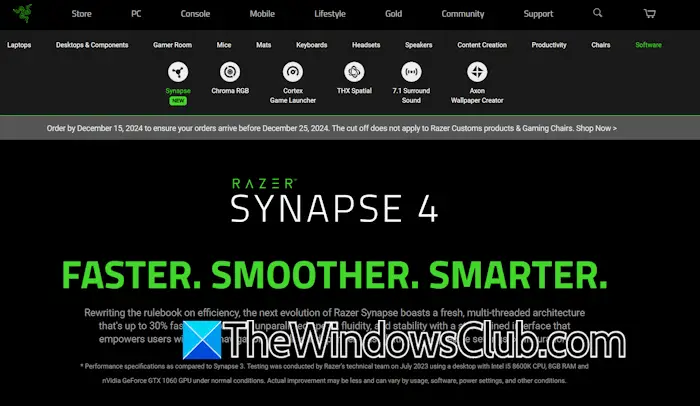 Download Razer Synapse