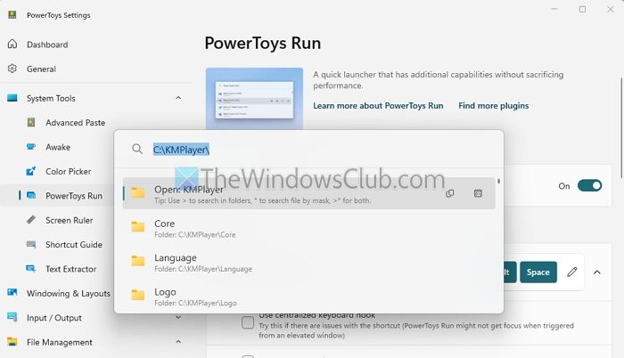 PowerToys Run