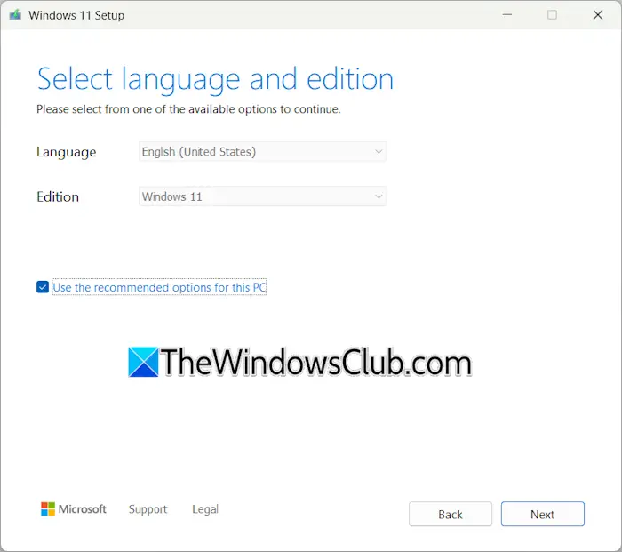 Install Windows 11 with Media Creation Tool