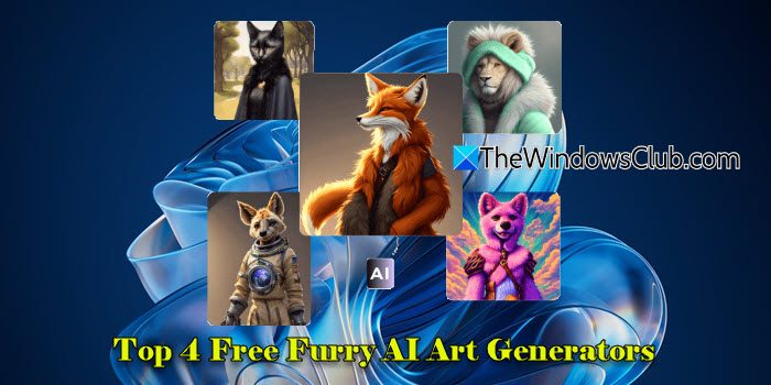 Top 4 Free Furry AI Art Generators