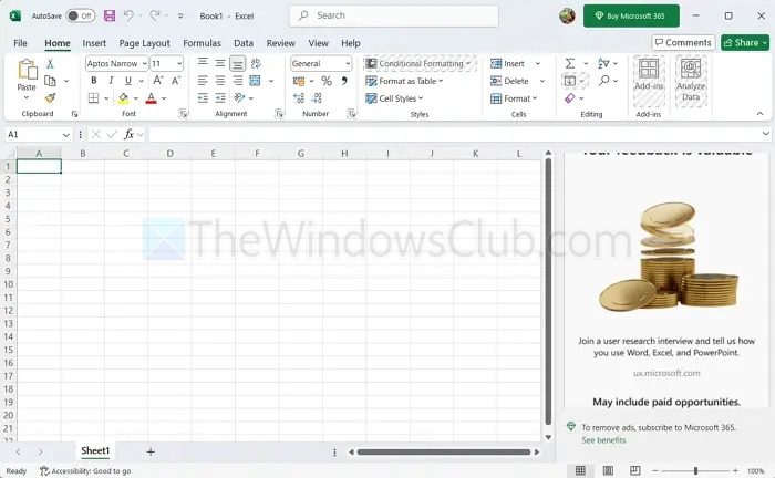 Microsoft office Free Excel