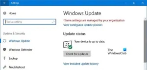 How to view the Configured Windows Update Policies