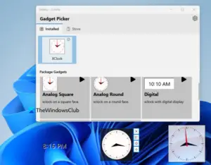 Best free Desktop Clock widgets for Windows 11/10