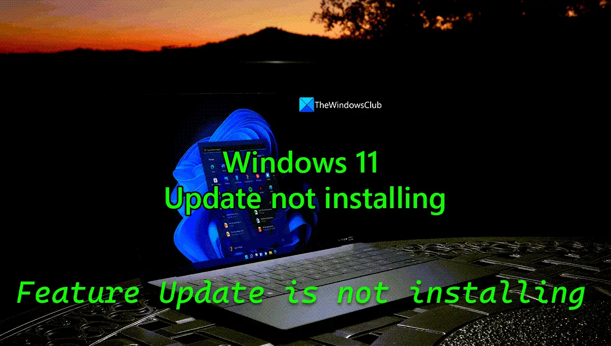 Update to Win 11 23H2 was showing as available but not now