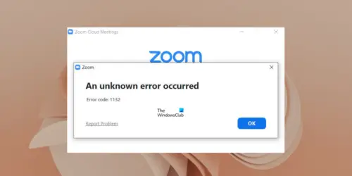 Zoom ошибка 1132 windows 8