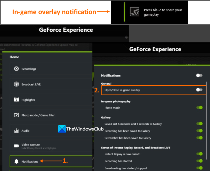 How To Disable Geforce Experience In Game Overlay