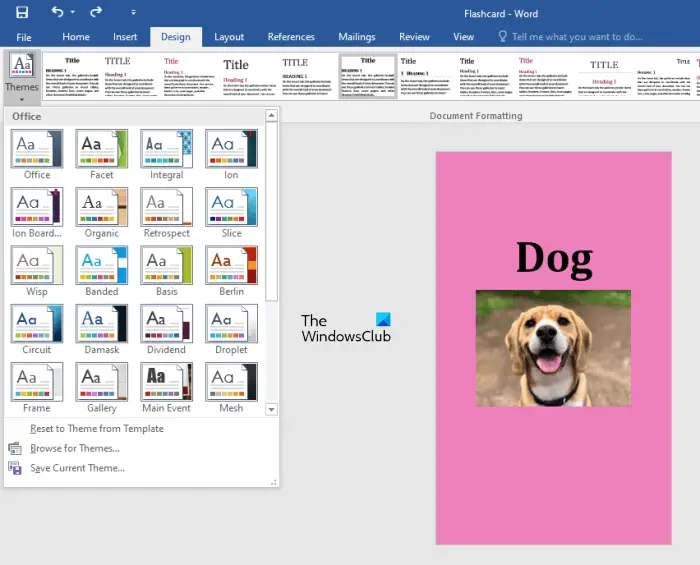 How to create homemade Flash Cards with Microsoft Word – TechMentors